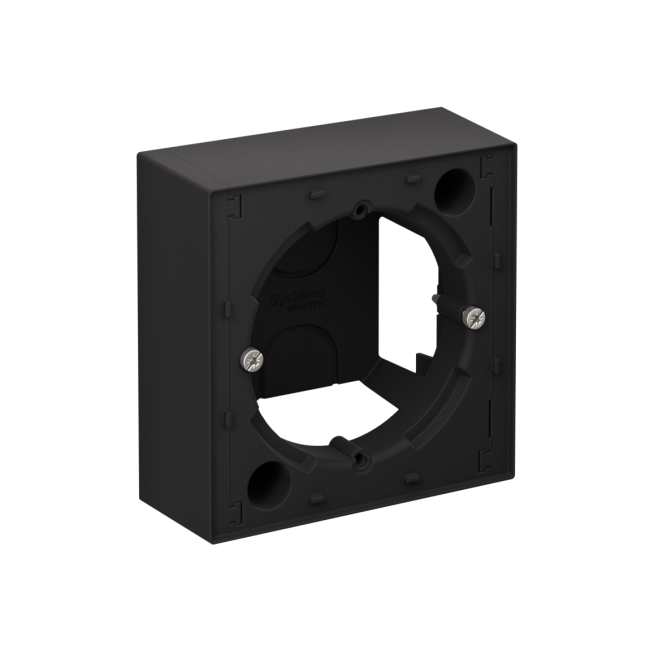 ATN001000 - AtlasDesign КОРОБКА для наружного монтажа, КАРБОН