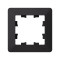 ATLASDESIGN AIR 1-постовая РАМКА, КАРБОН/дымчатый черный, ATN221001