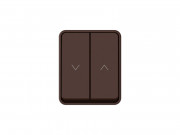 ATN546019 - AtlasDesign PROFI IP54 2-клавишный ВЫКЛЮЧАТЕЛЬ ДЛЯ ЖАЛЮЗИ, 2хсх.4, КОРИЧНЕВЫЙ