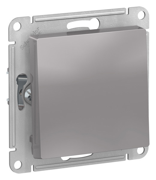 ATN000315 - AtlasDesign Нажимная КНОПКА, схема 1, 10АХ, механизм, АЛЮМИНИЙ