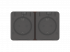 ATN546026 - AtlasDesign PROFI IP54 О/У РОЗЕТКА двойная с з/к со шторками 16А, КОРИЧНЕВЫЙ