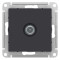 ATN001092 - AtlasDesign TV РОЗЕТКА проходная 4DB, механизм, КАРБОН