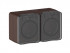 ATN546045 - AtlasDesign PROFI IP54 О/У РОЗЕТКА с заземлением со шторками 16А 250В, КОРИЧНЕВЫЙ