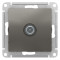 ATN000992 - AtlasDesign TV РОЗЕТКА проходная 4DB, механизм, СТАЛЬ