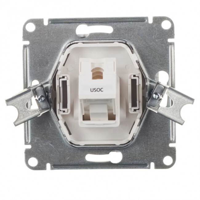 ATN000281 - AtlasDesign РОЗЕТКА телефонная RJ11, механизм, БЕЖЕВЫЙ