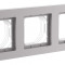 ATN440303 - AtlasDesign AQUA 3-постовая РАМКА, IP44, АЛЮМИНИЙ