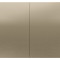 ATN000528 - AtlasDesign РОЗЕТКА двойная с заземлением  со шторками и сдвижной крышкой, 16А, в сборе, ШАМПАНЬ