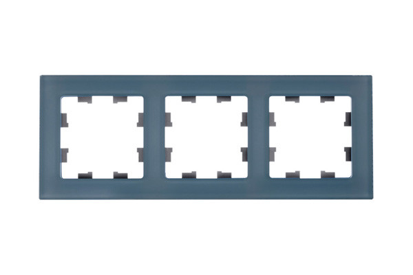 ATN360703 - AtlasDesign NATURE 3-постовая РАМКА, НАТУРАЛЬНОЕ СТЕКЛО, ГРИФЕЛЬ