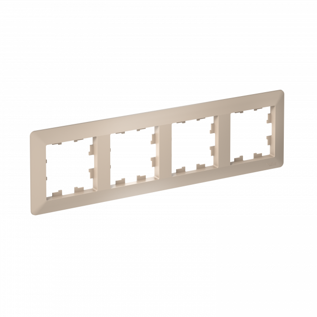 Рамка AtlasDesign Air 4-ая, цвет песочный, ATN221204
