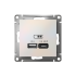 ATN000429 - AtlasDesign USB РОЗЕТКА A + тип-C 45W высокоскоростная зарядка QC,PD, механизм, ЖЕМЧУГ
