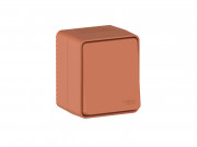 ATN547061 - AtlasDesign PROFI IP54 О/У 1-клавишный ПЕРЕКЛЮЧАТЕЛЬ 10 АХ, ТЕРРАКОТОВЫЙ