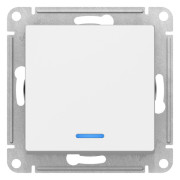 ATN001313 - AtlasDesign 1-клавишный ВЫКЛЮЧАТЕЛЬ с подсветкой, сх.1а, 10АХ, механизм, ЛОТОС