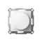 ATN000123 - AtlasDesign СВЕТОРЕГУЛЯТОР (диммер) поворотно-нажимной, LED, RC, 400Вт, механизм, БЕЛЫЙ