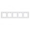 ATN343105 - AtlasDesign NATURE 5-постовая РАМКА, МРАМОР КРЕМ РОЯЛ