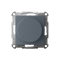 ATN000723 - AtlasDesign СВЕТОРЕГУЛЯТОР (диммер) поворотно-нажимной, LED, RC, 400Вт, механизм, ГРИФЕЛЬ