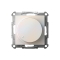 ATN000423 - AtlasDesign СВЕТОРЕГУЛЯТОР (диммер) поворотно-нажимной, LED, RC, 400Вт, механизм, ЖЕМЧУГ