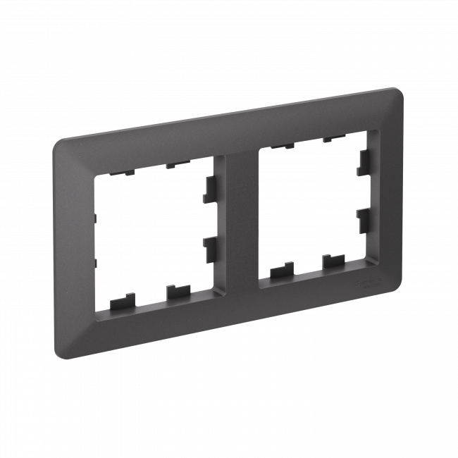 Рамка AtlasDesign Air 2-ая, цвет базальт, ATN221402