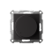 ATN001023 - AtlasDesign СВЕТОРЕГУЛЯТОР (диммер) поворотно-нажимной, LED, RC, 400Вт, механизм, КАРБОН