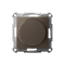 ATN000623 - AtlasDesign СВЕТОРЕГУЛЯТОР (диммер) поворотно-нажимной, LED, RC, 400Вт, механизм, МОККО