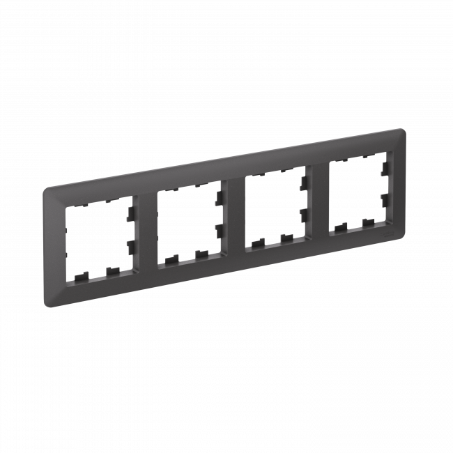 Рамка AtlasDesign Air 4-ая, цвет базальт, ATN221404