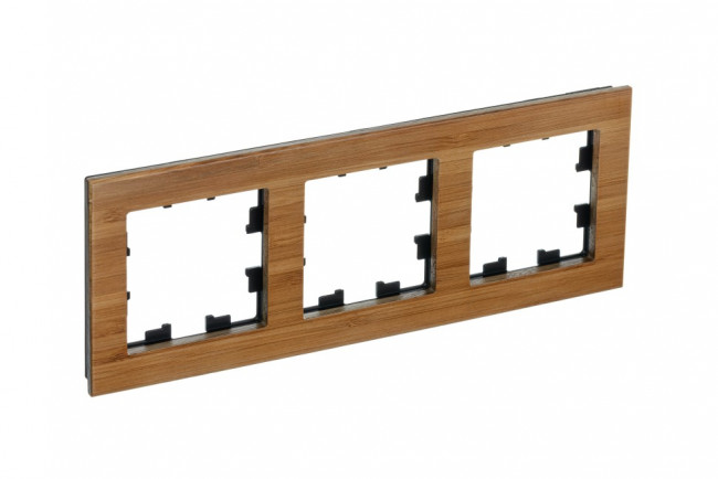 ATN353203 - AtlasDesign Nature Рамка на 3 поста, дерево бамбук