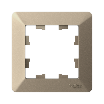 ATLASDESIGN AIR 1-постовая РАМКА, ШАМПАНЬ/дымчатый белый, ATN225501