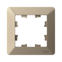 ATLASDESIGN AIR 1-постовая РАМКА, ШАМПАНЬ/дымчатый белый, ATN225501