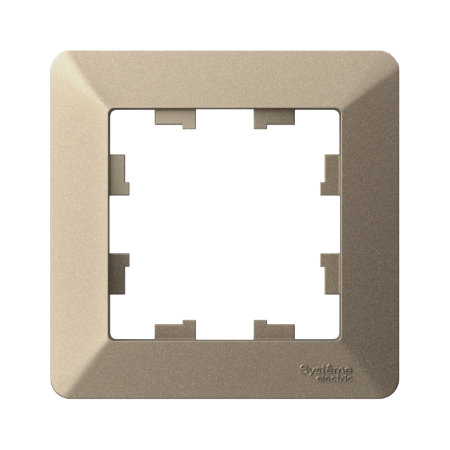 ATLASDESIGN AIR 1-постовая РАМКА, ШАМПАНЬ/дымчатый белый, ATN225501