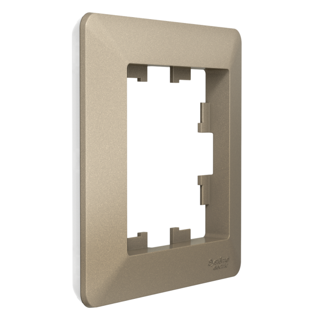 ATLASDESIGN AIR 1-постовая РАМКА, ШАМПАНЬ/дымчатый белый, ATN225501