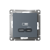 ATN000727 - AtlasDesign USB РОЗЕТКА тип-C 65W высокоскоростная зарядка QC, PD, механизм, ГРИФЕЛЬ
