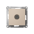 ATN001292 - AtlasDesign TV РОЗЕТКА проходная 4DB, механизм, ПЕСОЧНЫЙ
