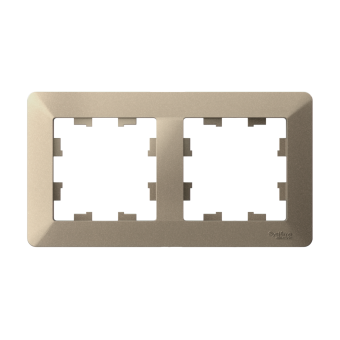 ATLASDESIGN AIR 2-постовая РАМКА, ШАМПАНЬ/дымчатый белый, ATN225502