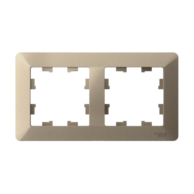 ATLASDESIGN AIR 2-постовая РАМКА, ШАМПАНЬ/дымчатый белый, ATN225502