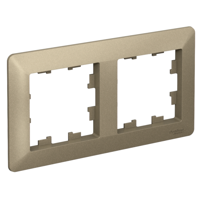 ATLASDESIGN AIR 2-постовая РАМКА, ШАМПАНЬ/дымчатый белый, ATN225502