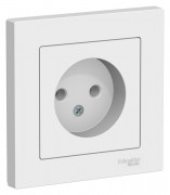 ATN001340 - AtlasDesign РОЗЕТКА без заземления, 16А, в сборе, ЛОТОС