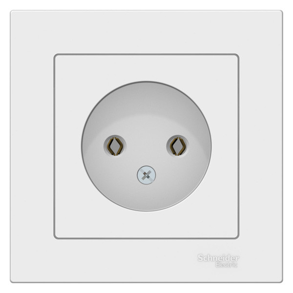 ATN001340 - AtlasDesign РОЗЕТКА без заземления, 16А, в сборе, ЛОТОС