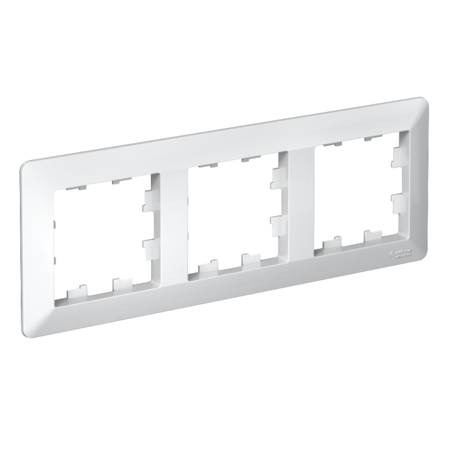 ATLASDESIGN AIR 3-постовая РАМКА, БЕЛЫЙ/дымчатый черный, ATN225103