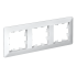 ATLASDESIGN AIR 3-постовая РАМКА, БЕЛЫЙ/дымчатый черный, ATN225103