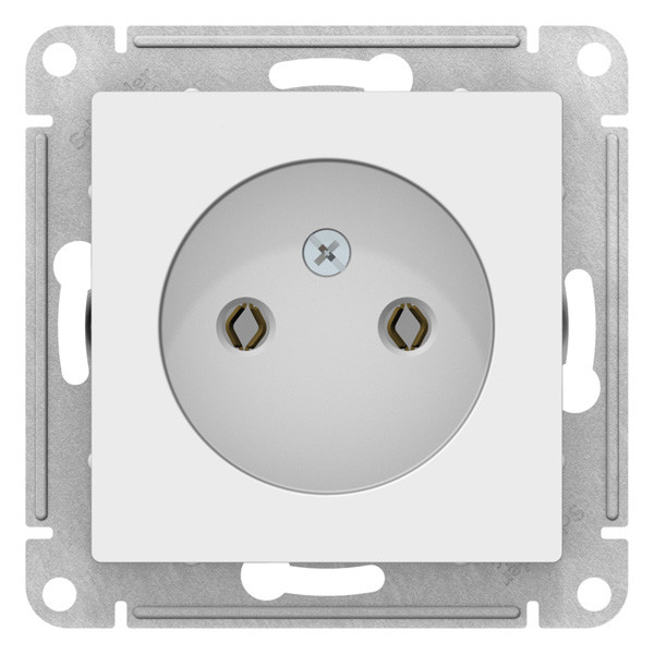 ATN001341 - AtlasDesign РОЗЕТКА без заземления без шторок, 16А, механизм, ЛОТОС