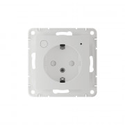 SBDV-00202 - ATLASDESIGN SMART Умная встраиваемая розетка с заземлением со шторками,Zigbee, 16А БЕЛЫЙ, ATN000145Z