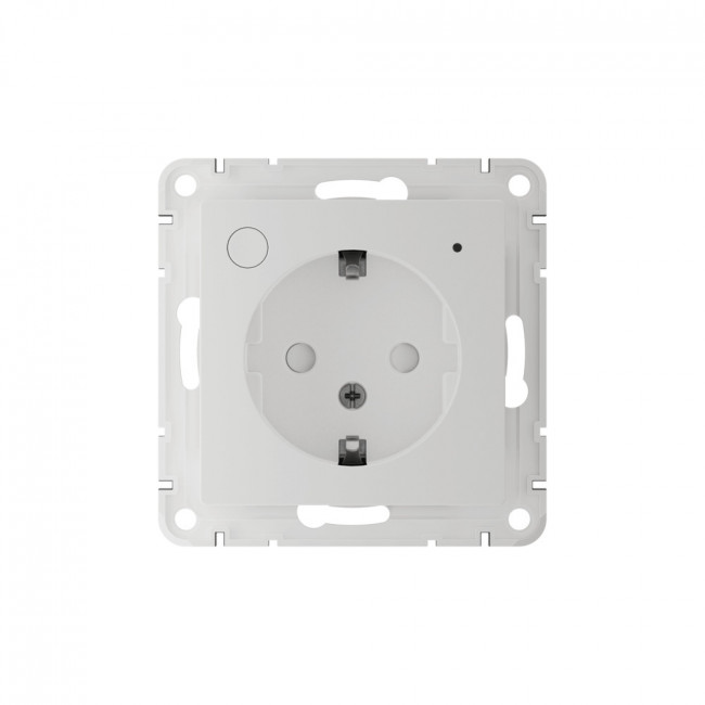 SBDV-00202 - ATLASDESIGN SMART Умная встраиваемая розетка с заземлением со шторками,Zigbee, 16А БЕЛЫЙ, ATN000145Z