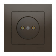 ATLASDESIGN РОЗЕТКА без заземления, 16А, в сборе, быстрозажимные клеммы., МОККО, ATN000640S