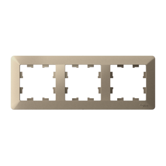ATLASDESIGN AIR 3-постовая РАМКА, ШАМПАНЬ/дымчатый белый, ATN225503