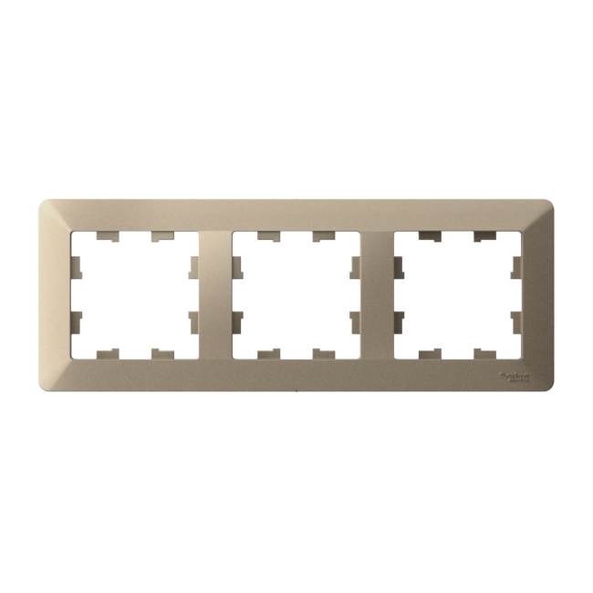 ATLASDESIGN AIR 3-постовая РАМКА, ШАМПАНЬ/дымчатый белый, ATN225503