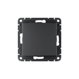 SBDV-00196 - ATLASDESIGN SMART 1-клавишный ВЫКЛЮЧАТЕЛЬ с подсветкой, Zigbee, сх.1, L+N, 10А, механизм, КАРБОН, ATN001013Z SBDV-00196 - ATLASDESIGN SMART 1-клавишный ВЫКЛЮЧАТЕЛЬ с подсветкой, Zigbee, сх.1, L+N, 10А, механизм, КАРБОН, ATN001013Z