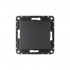 SBDV-00196 - ATLASDESIGN SMART 1-клавишный ВЫКЛЮЧАТЕЛЬ с подсветкой, Zigbee, сх.1, L+N, 10А, механизм, КАРБОН, ATN001013Z