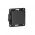 SBDV-00196 - ATLASDESIGN SMART 1-клавишный ВЫКЛЮЧАТЕЛЬ с подсветкой, Zigbee, сх.1, L+N, 10А, механизм, КАРБОН, ATN001013Z