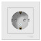 ATN001344 - AtlasDesign РОЗЕТКА с заземлением со шторками, 16А, в сборе, ЛОТОС