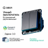 SBDV-00199 - ATLASDESIGN SMART 2-клавишный ВЫКЛЮЧАТЕЛЬ с подсветкой, Zigbee, сх.5, L+N, 10А, механизм, КАРБОН, ATN001053Z