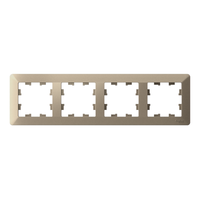 ATLASDESIGN AIR 4-постовая РАМКА, ШАМПАНЬ/дымчатый белый, ATN225504